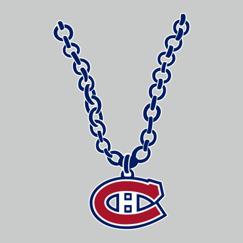 Montreal Canadiens Necklace logo iron on paper